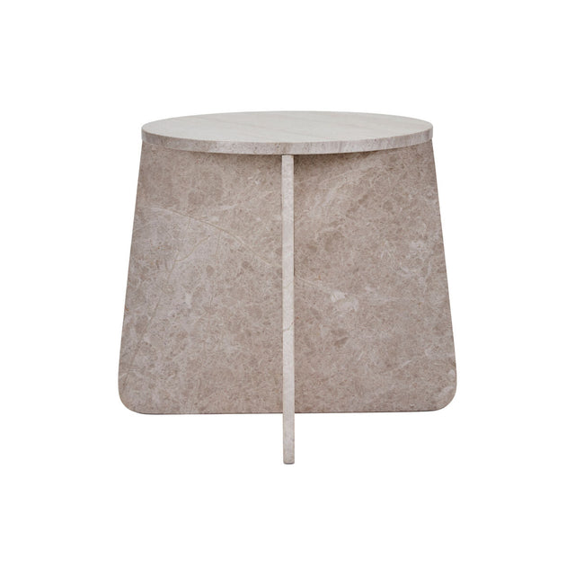 Beistelltisch Serie Marb Beige von House Doctor - Frontalansicht