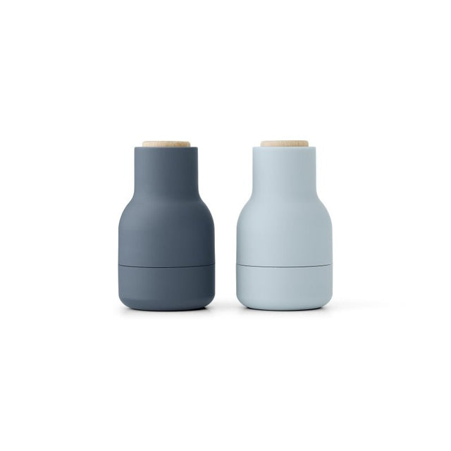 Audo Bottle Grinder Small Gewürzmühlen 2er Pack in Blues – Salz- und Pfeffermühle