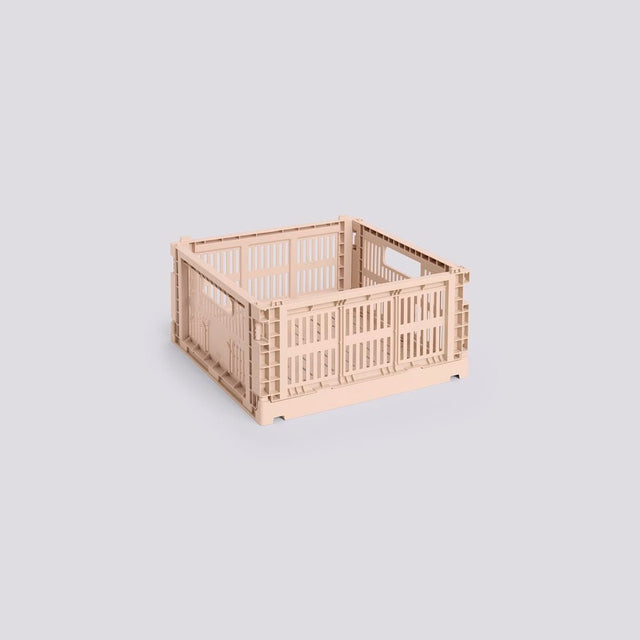 Aufbewahrungsbox Colour Crate Medium Square, Powder - HAY - DesignWe.Love