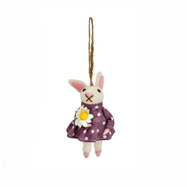 Filz - Hase Anhänger Blumenmädchen - DesignWe.Love