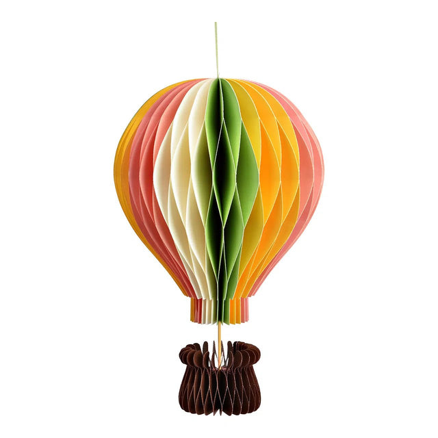 Heißluftballon zum Hängen aus Papier H39 Honeycomb - DesignWe.Love