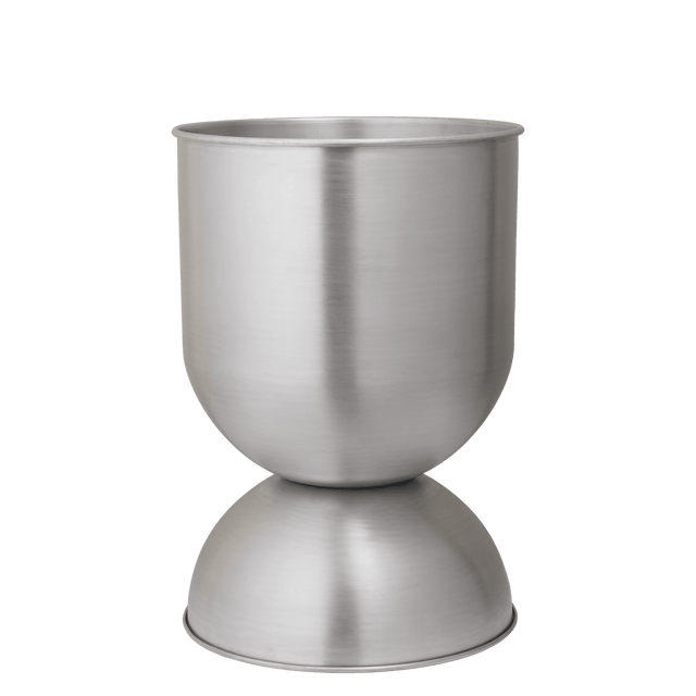 Hourglass Blumentopf Aluminium 59cm Medium - ferm LIVING - DesignWe.Love