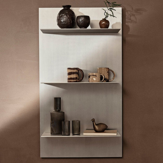 Lager Wandregal Aluminium - ferm LIVING - DesignWe.Love