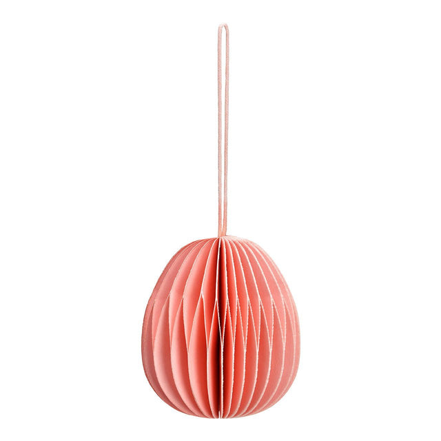 Osterei zum Hängen aus Papier Rosa Honeycomb - DesignWe.Love