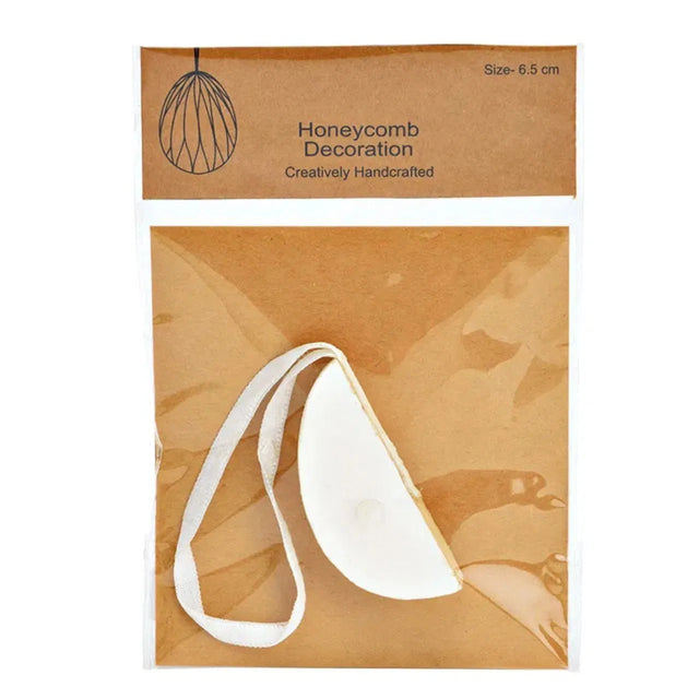 Osterei zum Hängen aus Papier Weiß Honeycomb - DesignWe.Love