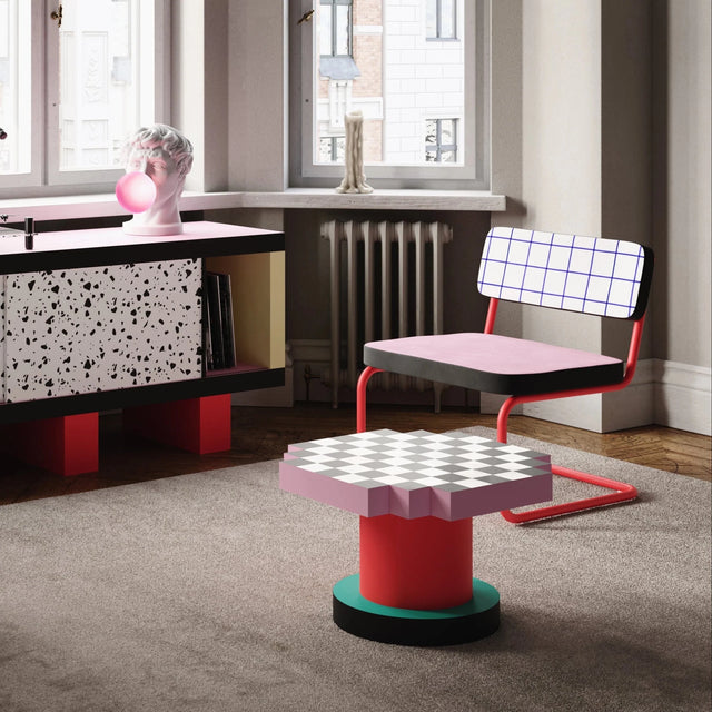 Sessel Super - Loungechair Blue Grid - Seletti - DesignWe.Love