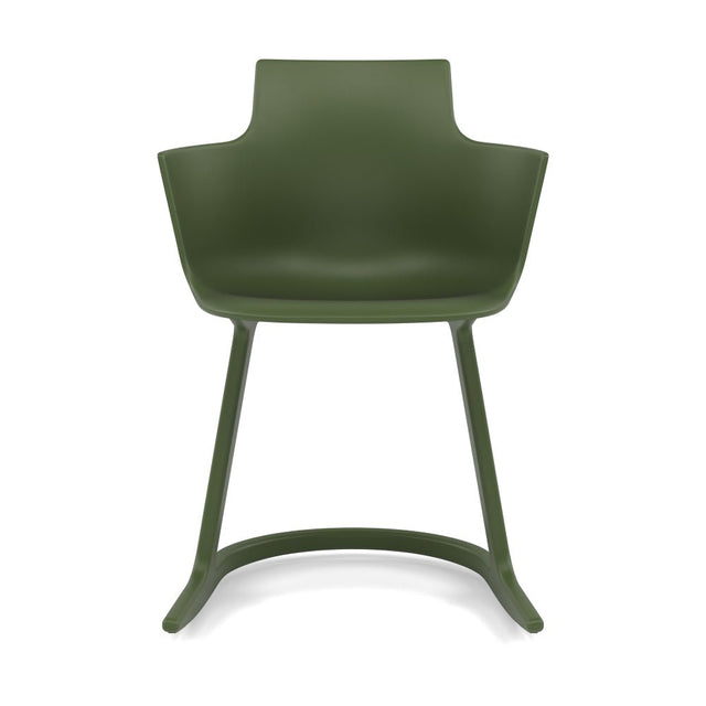 Varier Social Tilt Esszimmerstuhl mit Armlehne in Green – Ansicht 4