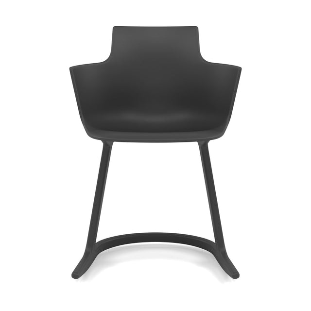 Varier Social Tilt Esszimmerstuhl mit Armlehne in Onyx Black – Ansicht 3