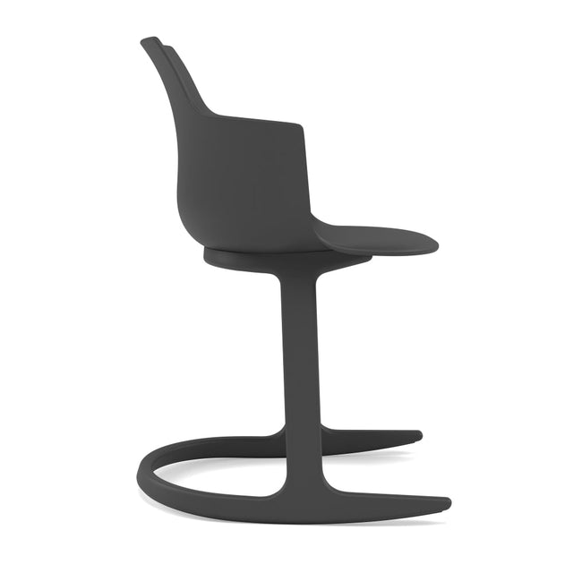 Varier Social Tilt Esszimmerstuhl mit Armlehne in Onyx Black – Ansicht 4