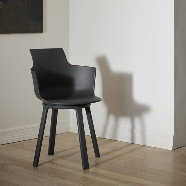 Varier Social Turn Esszimmerstuhl drehbar in Onyx Black – Ansicht 2
