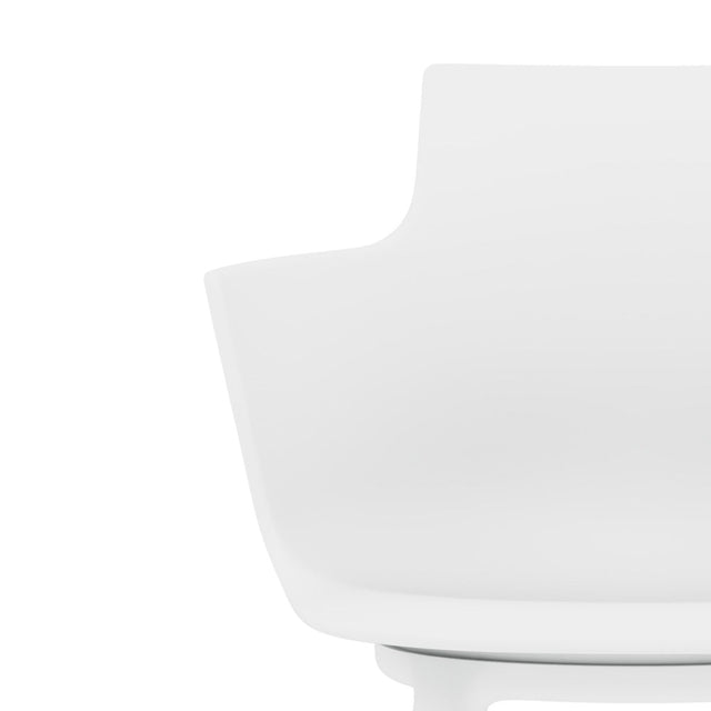 Varier Social Turn Esszimmerstuhl drehbar in Winter White – Ansicht 6
