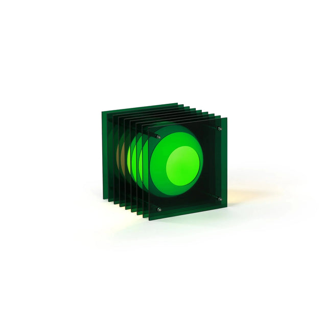 Tischleuchte Lop Square Small Green - Bang - DesignWe.Love