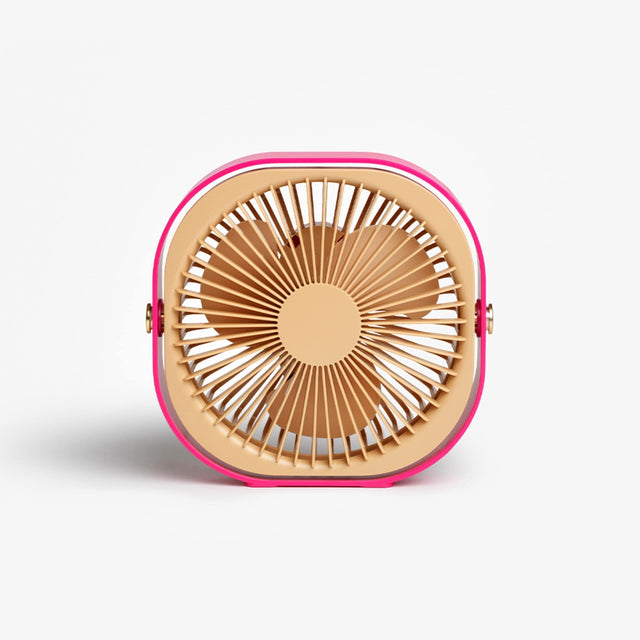 Tragbarer Tischventilator Fantastic, Cerise - Printworks - DesignWe.Love