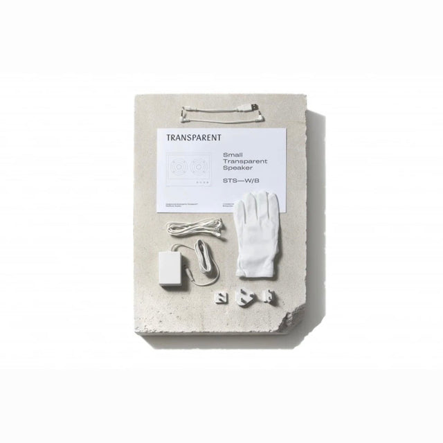 Transparent Speaker Small Weiß - Bluetooth Lautsprecher Box - DesignWe.Love