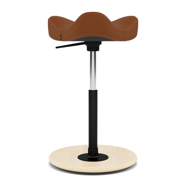 Varier Move Compact Sattelhocker, Holzbasis Natur, Bezug Ultra 41598, Packshot