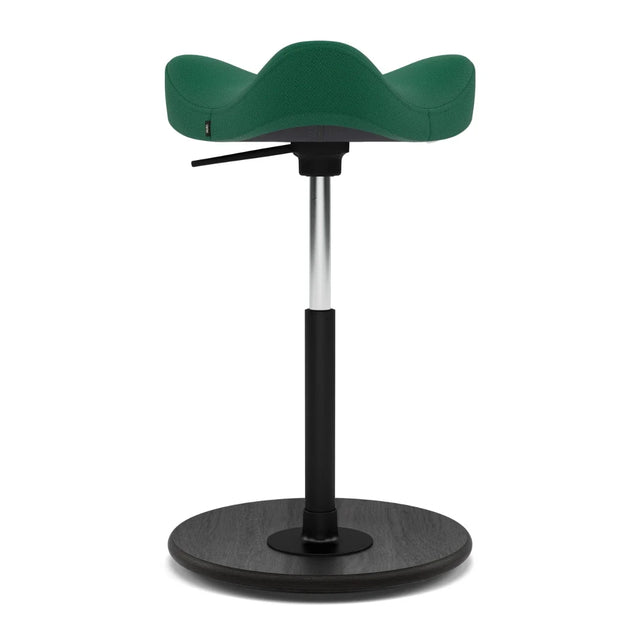 Varier Move Compact Sattelhocker, Holzbasis Schwarz, Bezug Tonal 68206, Packshot