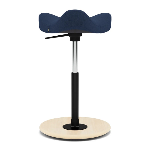 Varier Move Sattelhocker höhenverstellbar, Holzbasis Natur, Bezug Tonal 66286, Packshot