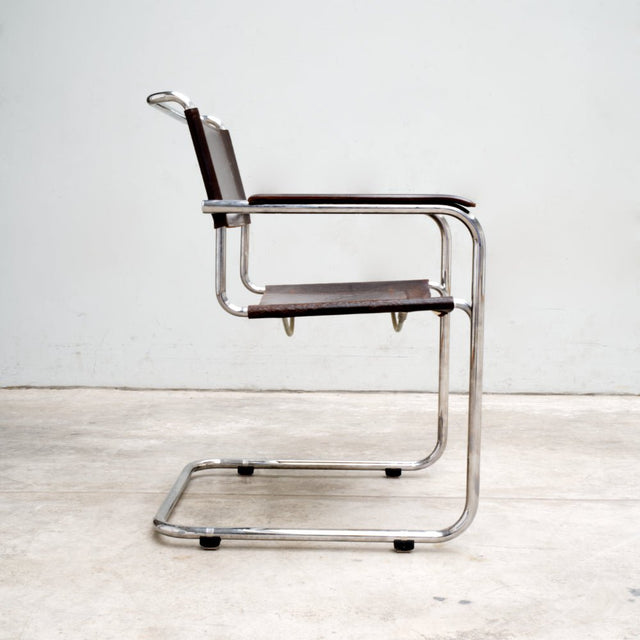 Vintage - S33/S34 Freischwinger Mart Stam - Thonet - DesignWe.Love