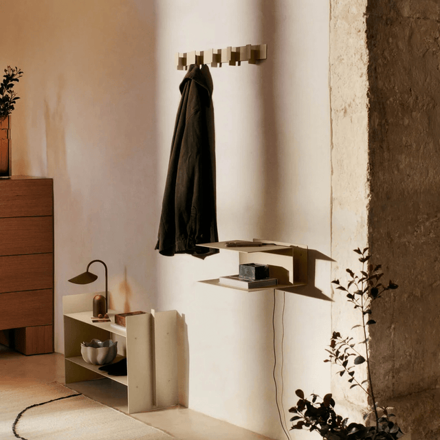 Wandgarderobe Lager Schwarz - ferm LIVING - DesignWe.Love