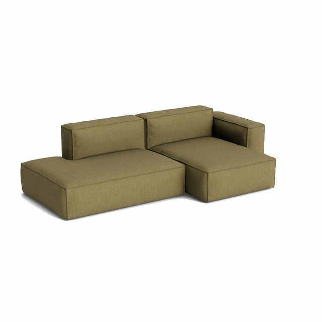 HAY Mags Soft 2,5-Sitzer Sofa mit abnehmbarem Bezug, Kombination 3 rechts, Bezug Metaphor 026