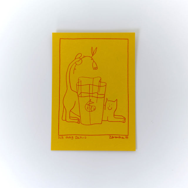 Postkarte - DesignWe.Love x Zitronika
