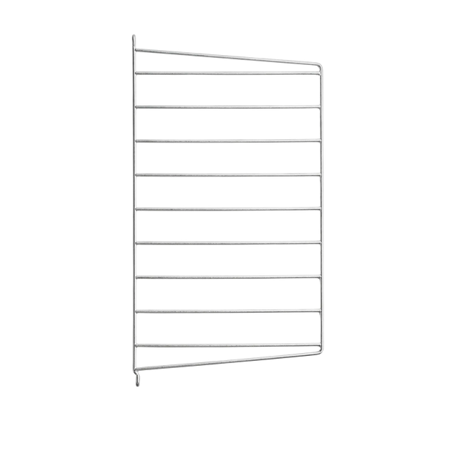 String Outdoor Wandleiter 50 × 30 cm – 2er Set verzinkt – wetterfestes Regal für Balkon und Garten