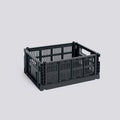 Aufbewahrungsbox Colour Crate Medium, Charcoal - HAY - DesignWe.Love
