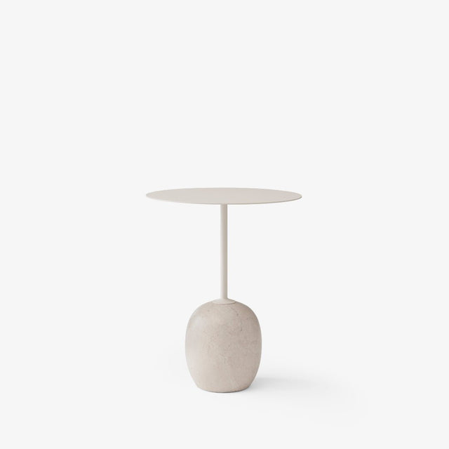 Beistelltisch Lato LN8 rund Ivory/Crema Diva - &Tradition - DesignWe.Love