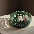 Obstschale Ceramic Basket Centerpiece Grün Styling - ferm LIVING - DesignWe.Love