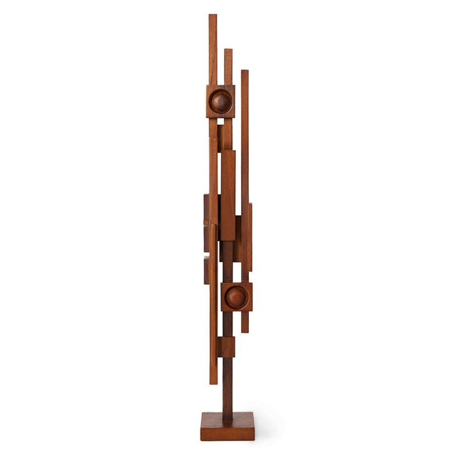 Holzobjekt Skulptur Skyline - HK Living - DesignWe.Love