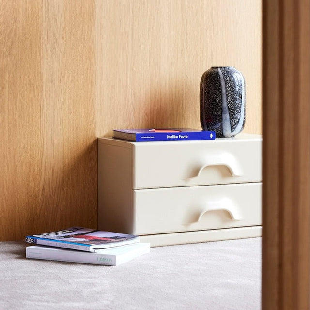 Kommode mit zwei Schubladen Cream - HK Living - DesignWe.Love