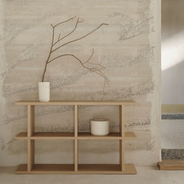 Regal Kona, 2x2 Raster in Eiche hell als Sideboard- ferm LIVING - DesignWe.Love