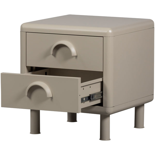 Rune Kommode/Nachttisch mit Schubladen Sand - Woood - DesignWe.Love