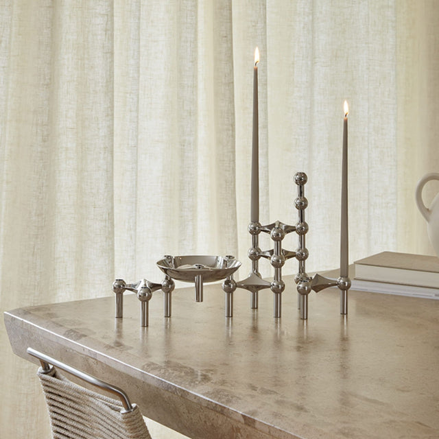 Schale Chrom - Stoff Nagel - DesignWe.Love