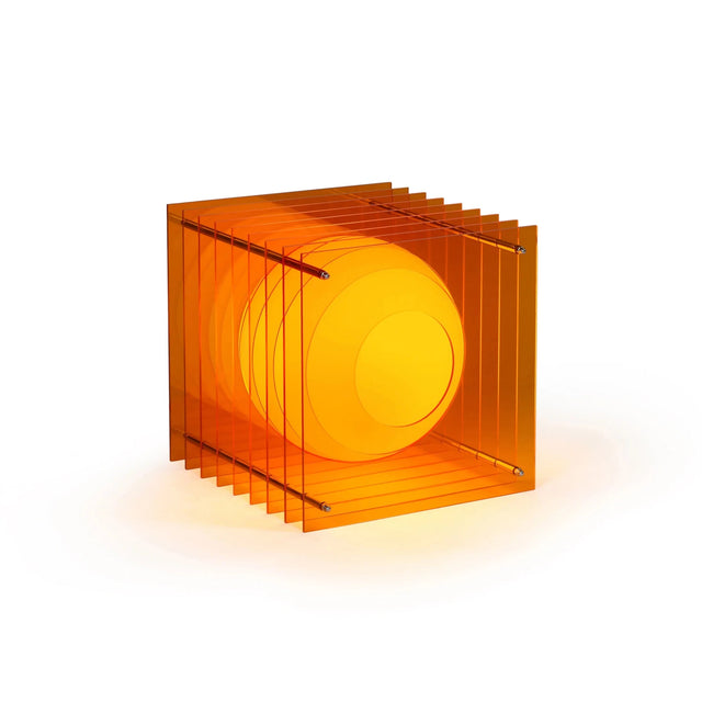 Tischleuchte Lớp Large Square Orange - Bang - DesignWe.Love