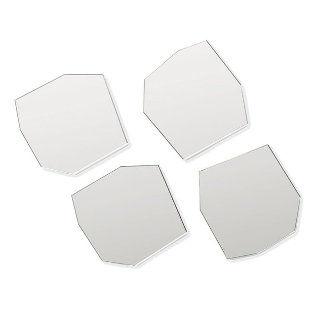 Untersetzer aus Glas Shard, 4er Set - ferm LIVING - DesignWe.Love