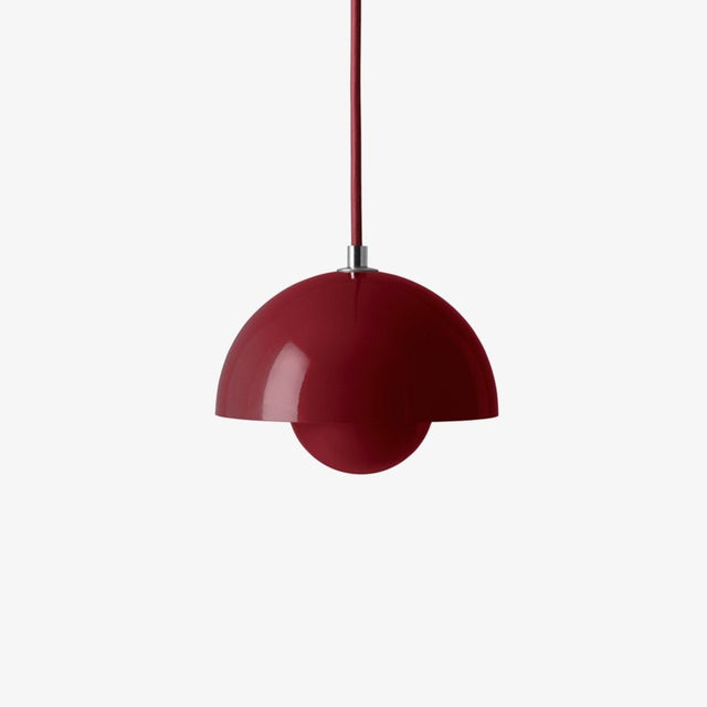 Flowerpot VP10 Pendelleuchte in Vermilion Red von &Tradition – Verner Panton