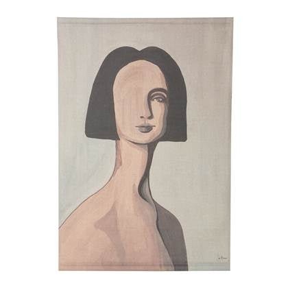 Wandbild Stoff Woman von Sella Molenaar 70x100 - HK Living - DesignWe.Love