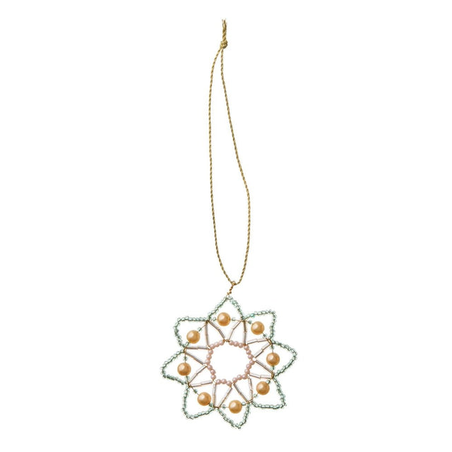 Weihnachtsbaumanhänger Beaded Crystal ∅5,5cm - Bungalow DK - DesignWe.Love