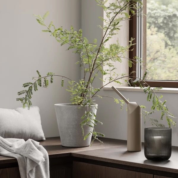 Blomus VEN Windlicht Größe M mit Kerze