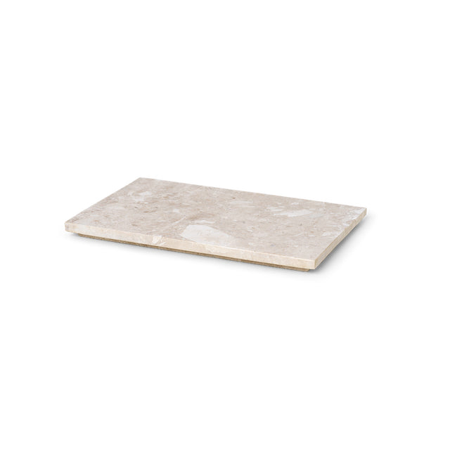Auflage aus Marmor Beige für Plant Box - ferm Living