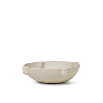 Bowl Adventskranz Kerzenschale Keramik, Aluminium & Messing - ferm LIVING