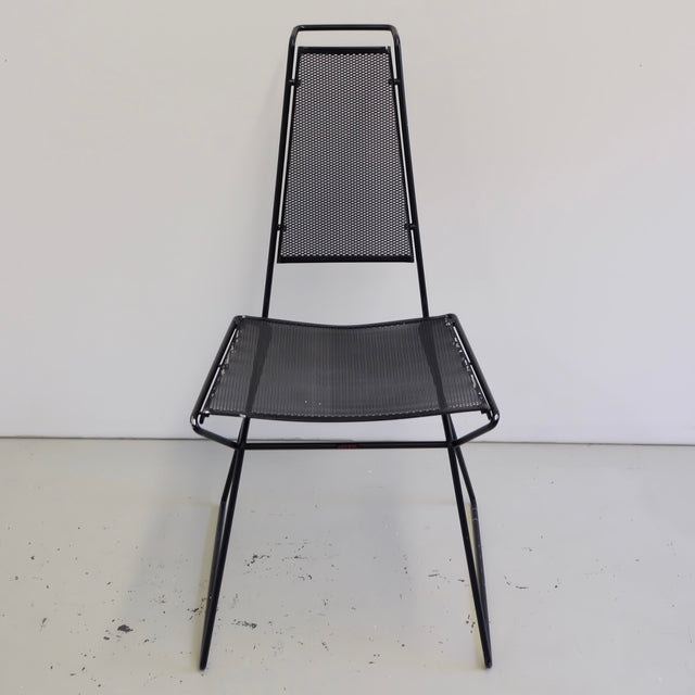 Postmoderner Metall Stuhl - Rolf Rahmlow 1980er